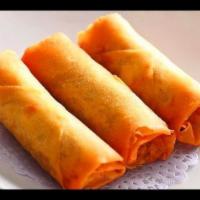 2. Spring Roll · Vegetable roll  two pieces