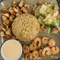 Chicken and Shrimp Combination · Poultry and shell fish.