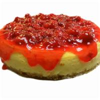 Strawberry Cheesecake · Because you deserve it.