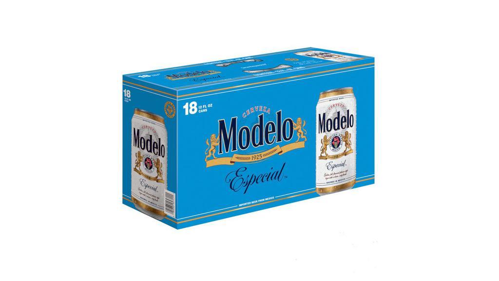 Modelo Especial 18 cans  4% abv · Must be 21 to purchase. 