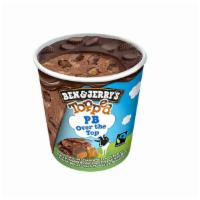 Ben and Jerry's PB Over the Top Pint Ice Cream · Chocolate Ice Cream with Peanut Butter Swirls & Peanut Butter Cups Topped with Mini Peanut B...