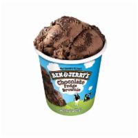 Ben and Jerry's Fudge Brownie Pint Ice Cream · Chocolate Ice Cream with Fudge Brownies