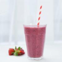 16 oz. Strawberry Smoothie · With milk or water.