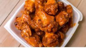 Buffalo Chicken Wings · Traditional wings with side of ranch dressing.
