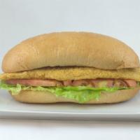 Fish Fillet Sandwich · Try our real fish sandwich made with your choice fish topped with mayo, or tartar sauce, let...