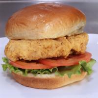 Chicken Sandwich · Grilled or crispy. Chicken, mayo, lettuce, tomatoes and cheese.