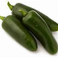 Whole Jalapenos · 3 pieces. 3 pickled whole jalapenos make every order complete.