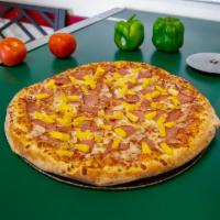 Johnny's Spicy Hawaiian Combo Pizza · Canadian bacon, pineapple, sausage, jalapenos, cheddar cheese, extra cheese, on the Cajun sa...