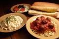 Pasta Dinner for 2 Special · Any 2 pastas, a large dinner salad, garlic bread.


