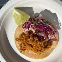 3 piece Chicken Pibil Taco · Authentic Mexican shredded chicken tacos