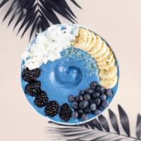 Blue Lagoon · This bowl has two base flavors which are Acai and Blue Paradise, with superfoods omegas mix ...
