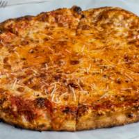 Trio Formaggio Pizza · mozzarella, provolone, parmesan cheese