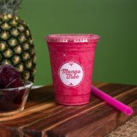 Unbeatable Smoothie · Apple juice, beets, pineapple, lemon and ginger.