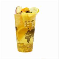 Vivi Signature Fruit Tea · Large size. Including apple, orange, pineapple, lime, ice jelly