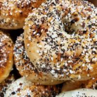 Everything Bagel with Dill and Caper Cream Cheese · Everything bagels are 1 of the most popular things from our bakery. They are large, soft and...
