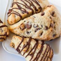 Blueberry Scone · Made by la pana a sister company to Foko. Made fresh, these pastries are warmed to perfectio...
