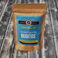 Coconut Toffee Brittle Bugitos · Toasted mealworms, sugar. Coconut brittle bugitos are mealworms fully toasted for crunch and...