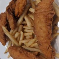 Kids Chicken Fingers with Fries · Poultry. 