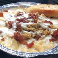 CBR Mac (Chicken. Bacon. Ranch) · Our mac paired with Chicken, bacon, and ranch!