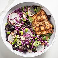 BYO Regular Salad · 2.5 oz Protein 4 toppings.