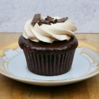 Triple Chocolate · Chocolate cake with chocolate chips baked in filled with a creamy chocolate pudding topped w...