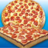 Large Cheese Pizza · 10 slices.