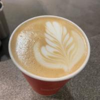 Cappuccino 16oz · Double shot espresso with steamed milk foam