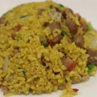 28. Roast Pork Fried Rice · Mild sweet meat that has been roasted