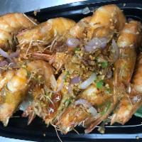 Deep Fired Shrimp with Salt and Pepper (椒鹽蝦） · 