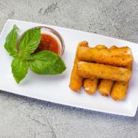 Mozzarella Sticks · Served with house-made marinara sauce.