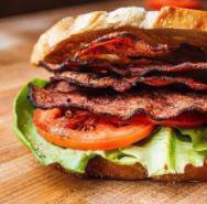 BLT Breakfast Sandwich · Bacon, lettuce, tomato and mayo.