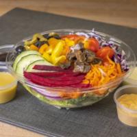 Salad · Salad bowl with romaine lettuce, choose up to 6 additional toppings.