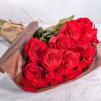 3. Two Dozen-Bouquet · 2 dozen red roses wrapped.