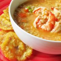 Asopao de Camarones · Fresh Shrimp Rice Soup
