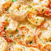 Camarones al Ajillo · Garlic shrimp.