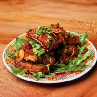 DRY SICHUAN PEPPERCORN WINGS (8) OR (12) · SPICY, CRISPY, HOT SICHUAN CHICKEN WINGS