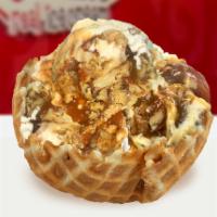 Large Ice Cream Waffle Bowl · Select up to four flavors - same flavor or different flavors.  Our ice cream is made fresh d...