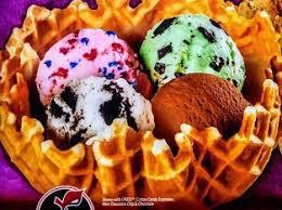 Waffle Bowl Sampler Flight · Select up to 4 sample sized flavors of ice cream. Same flavor or mix flavors.  Our ice cream...