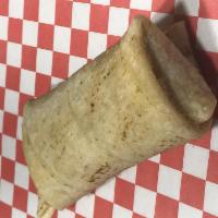 Bean Burrito · Bean and beef filling wrapped in a fried tortilla.