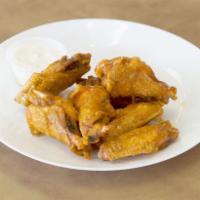 Wings · Choose hot and spicy or Italian with ranch dressing. 