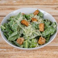 Caesar Salad · Crispy romaine, Parmesan cheese, croutons and Caesar dressing.