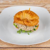 Chicken Salad Sandwich · Our southwestern inspired signature chicken salad made with cranberries & pecans nestled ins...