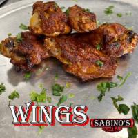 10 pc · 10 Crispy Golden Brown Wings served with your choice of Ranch or Blue Cheese