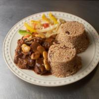 Oxtail · Cooked oxtail in rich brown sauce