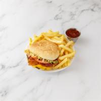Deluxe Bacon Cheeseburger with Fries · 