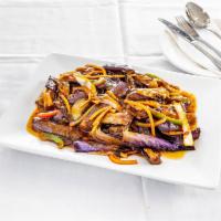 48. Egg Plant with Tangy Sauce · 
