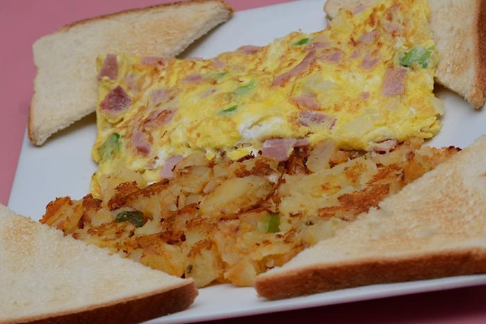 Western Omelette · Ham, peppers and onions.