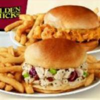 Golden Tender Sandwich Combo · Choice of side and 32 oz. drink.