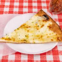 White Slice · With mozzarella and ricotta cheese.