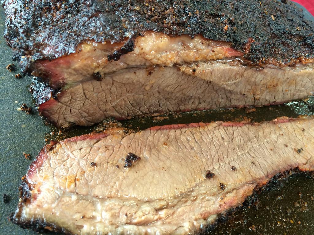 1 lb. Brisket · Prime grass-fed beef brisket by the pound, including homemade pickles, sweet onions, jalapenos, sauce and bread. We recommend at least 1/2 to 2/3 pounds of meat per person. Healthy appetites will eat a lot more.
